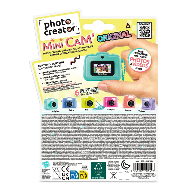 Фотоаппараты - Мини-камера Canal Toys Studio Creator коралловая (CLK050/6)#4