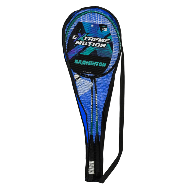 Спортивні активні ігри - Набір для бадмінтону Extreme Motion з воланом бірюзовий (BD2612/1)#2
