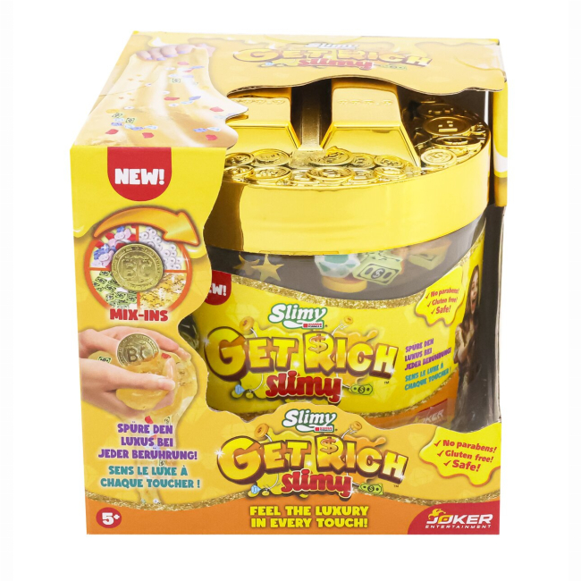 Антистресс игрушки - Слайм Joker Slimy Mix & Match Золото и Серебро в ассортименте (32155)#2