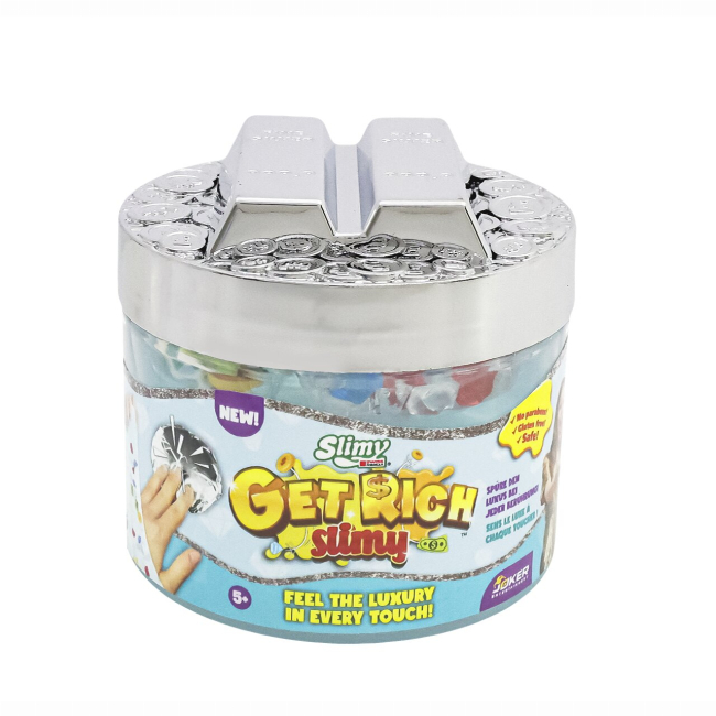 Антистресс игрушки - Слайм Joker Slimy Mix & Match Золото и Серебро в ассортименте (32155)#6