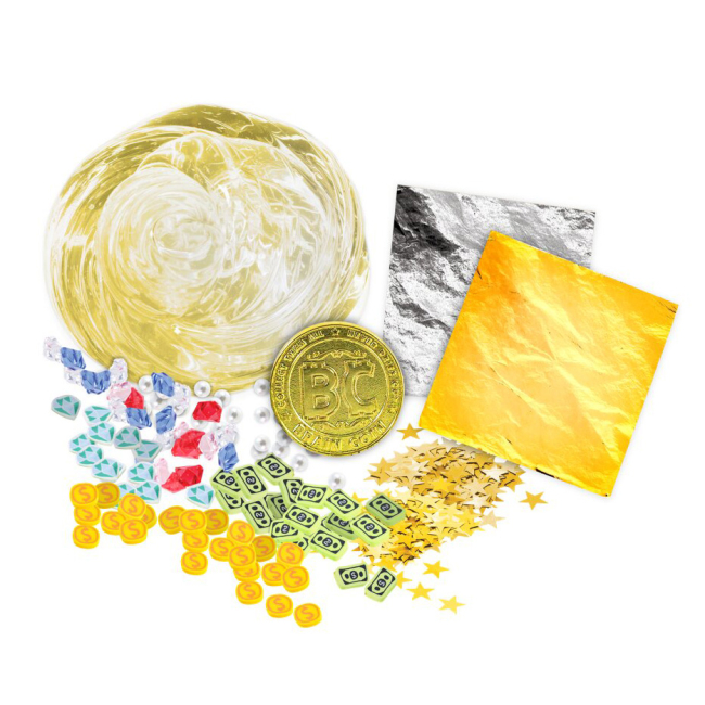 Антистресс игрушки - Слайм Joker Slimy Mix & Match Золото и Серебро в ассортименте (32155)#7