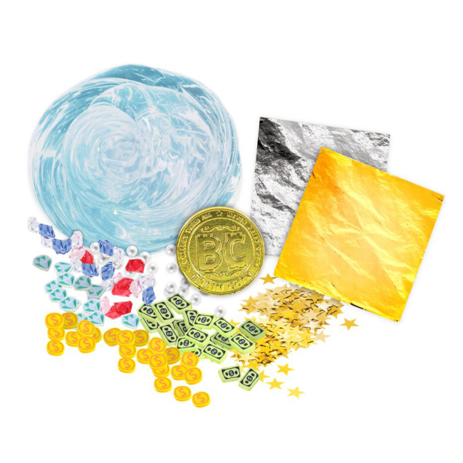 Антистресс игрушки - Слайм Joker Slimy Mix & Match Золото и Серебро в ассортименте (32155)#8