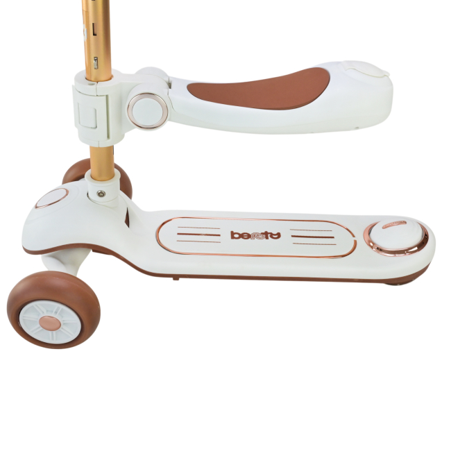 Самокаты - Самокат Extreme motion белый с коричневым (SC821/4)#3