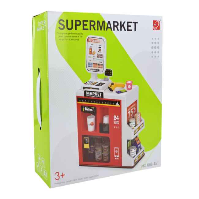 Наборы профессий - Игровой набор Країна Іграшок Супермаркет красный (668-150/151/1)#7