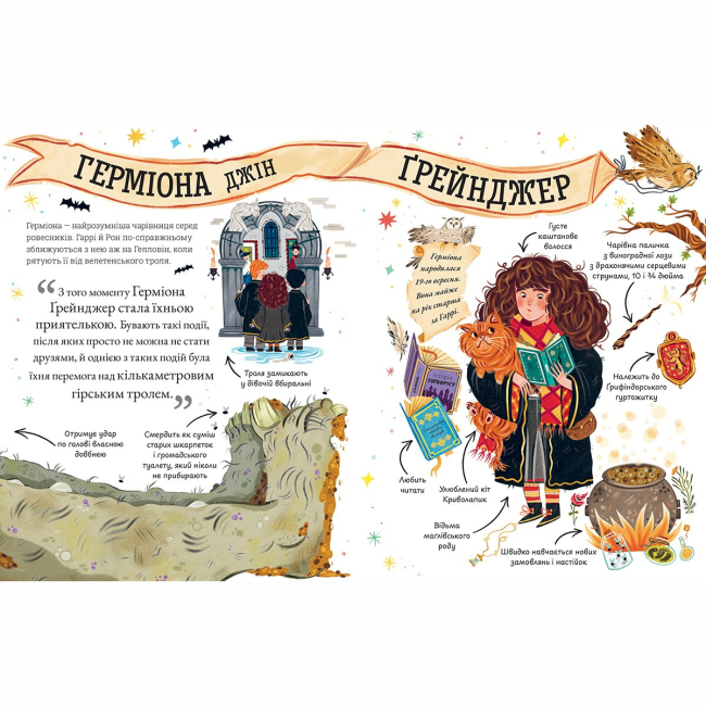 Художня література для дітей (7-13 років) - Книжка «Міні-Поттери. Герміона Ґрейнджер. Маленькі путівники історіями» Джоан Ролінґ (9786175854167)#2