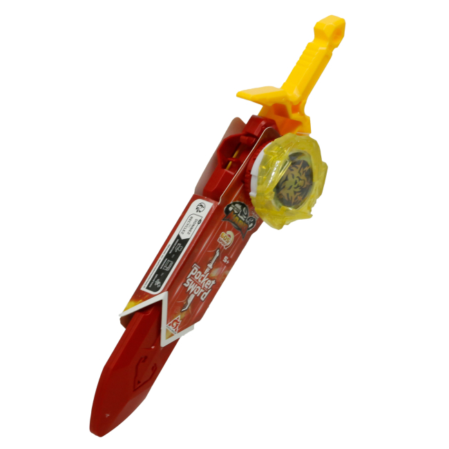 Волчки и боевые арены - Волчок Infinity Nado VII Pocket Sword Огненное Колесо Взрыва (EU664012)#3