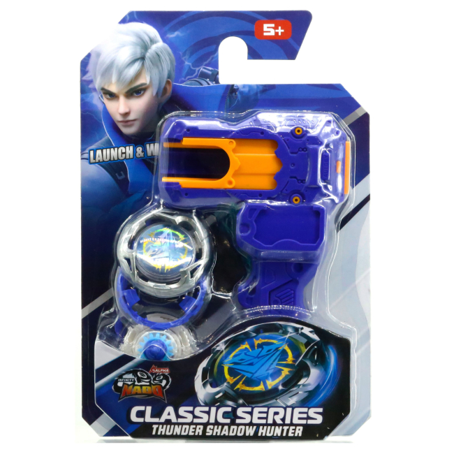 Волчки и боевые арены - Волчок Infinity Nado VII Classic series Громовой Охотник Теней Thunder Shadow Hunter (EU664101)#6