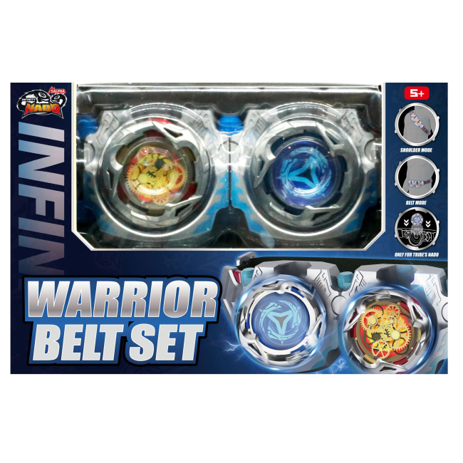 Волчки и боевые арены - Игровой набор Infinity Nado VII Belt set Штормовой удар и Огненное Колесо (EU664171)#5