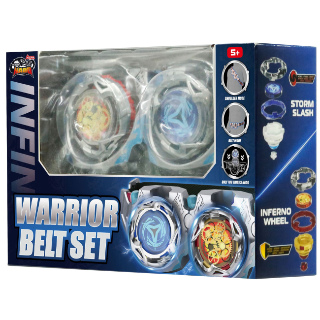 Волчки и боевые арены - Игровой набор Infinity Nado VII Belt set Штормовой удар и Огненное Колесо (EU664171)#6