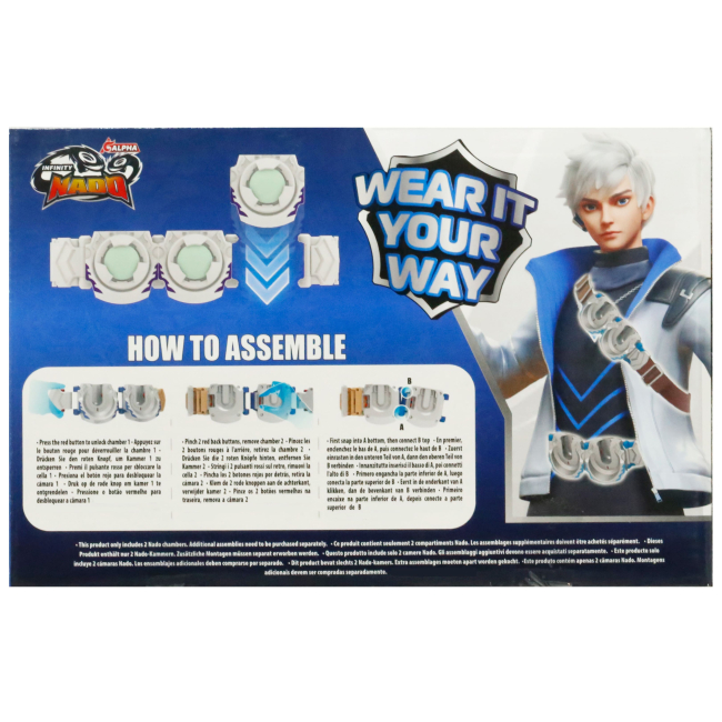 Волчки и боевые арены - Игровой набор Infinity Nado VII Belt set Штормовой удар и Огненное Колесо (EU664171)#7