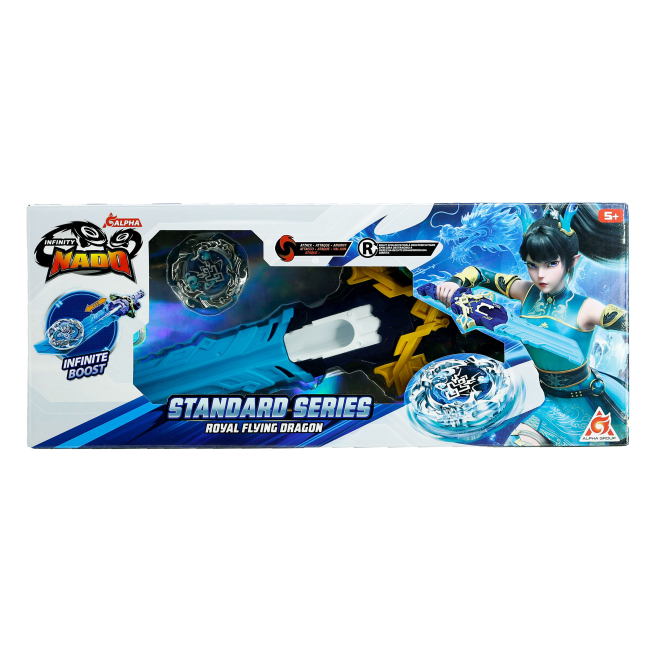 Волчки и боевые арены - ​Игровой набор Волчок Infinity Nado VII Standard series Королевский Летучий Дракон (EU664112)#7