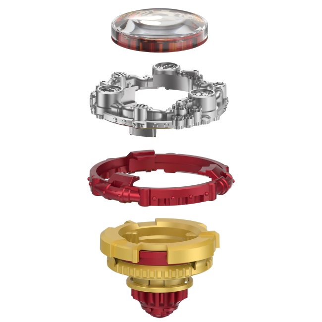 Волчки и боевые арены - ​Игровой набор Волчок Infinity Nado VII Standard series Огненное Колесо Взрыва (EU664113)#7