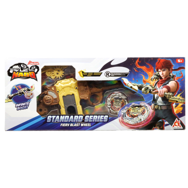 Волчки и боевые арены - ​Игровой набор Волчок Infinity Nado VII Standard series Огненное Колесо Взрыва (EU664113)#8