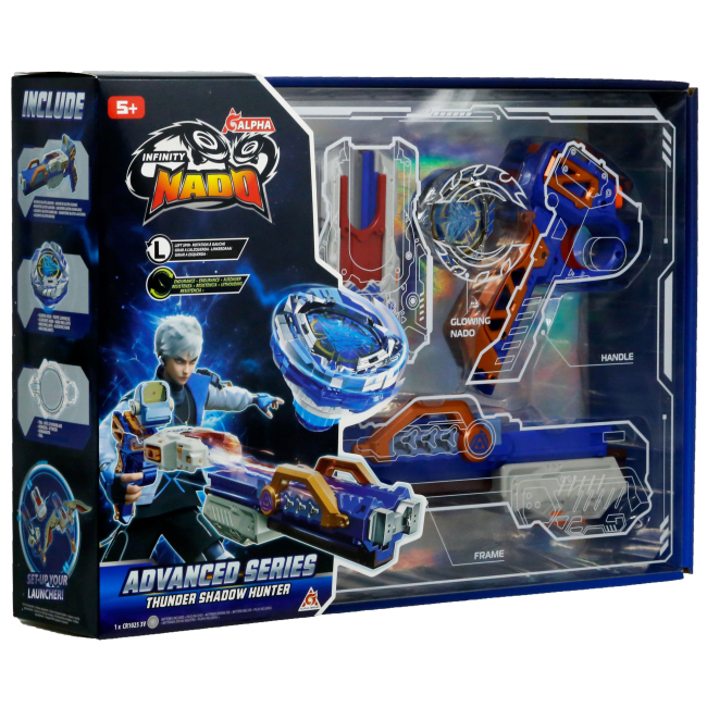 Волчки и боевые арены - ​Игровой набор Волчок Infinity Nado VII Advanced series Громовой Охотник Теней (EU664121)#8