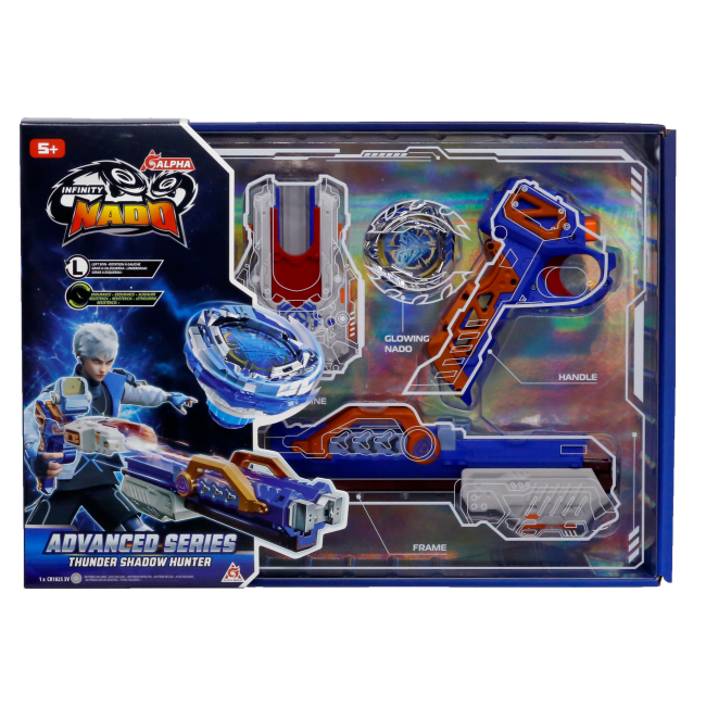 Волчки и боевые арены - ​Игровой набор Волчок Infinity Nado VII Advanced series Громовой Охотник Теней (EU664121)#9