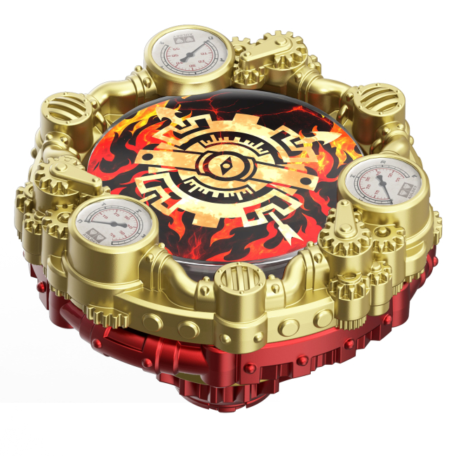 Волчки и боевые арены - ​Игровой набор Волчок Infinity Nado VII Advanced series Огненное Колесо Взрыва (EU664123)#2