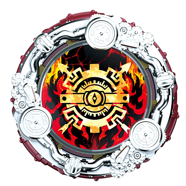 Волчки и боевые арены - Игровой набор Infinity Nado VII Power Battle Set Громовой Охотник Теней и Огненное Колесо Взрыва (EU664180)#3