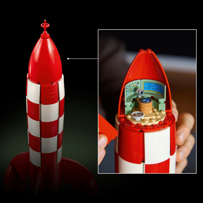 Конструктори LEGO - Конструктор LEGO Ideas Місячна ракета TINTIN (21367)#6