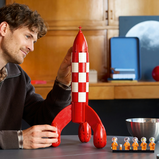 Конструктори LEGO - Конструктор LEGO Ideas Місячна ракета TINTIN (21367)#9