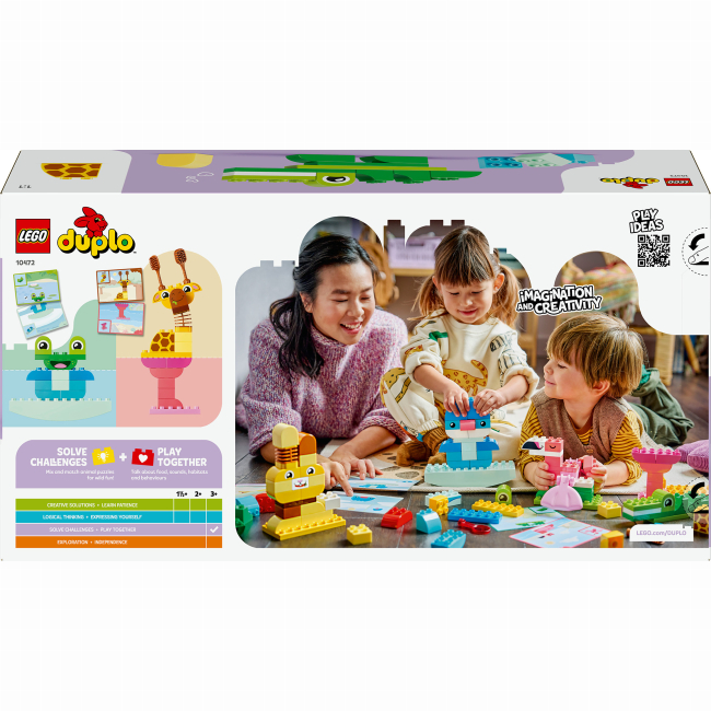 Конструкторы LEGO - Конструктор Lego DUPLO Игра по строительству животных (10472)#3