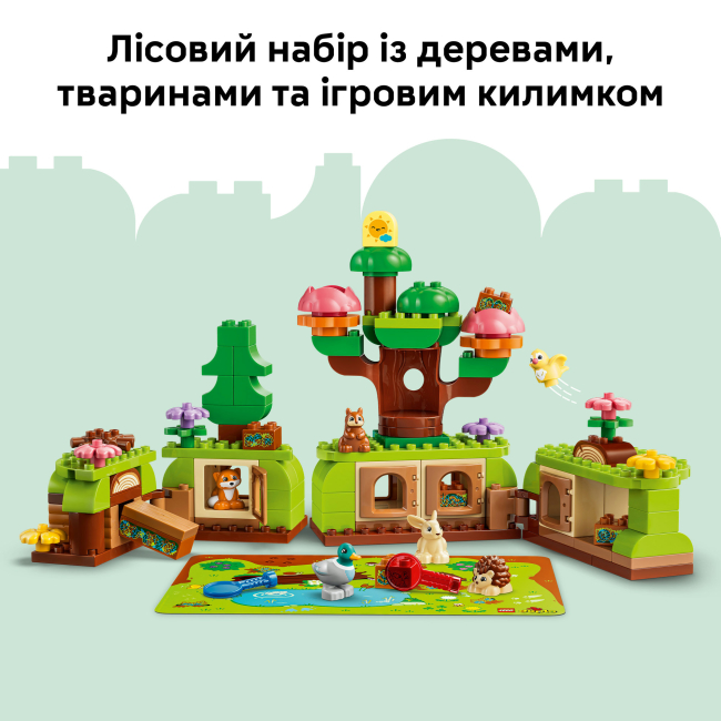 Конструкторы LEGO - Конструктор Lego DUPLO Лес открытий с дикими животными (10480)#6