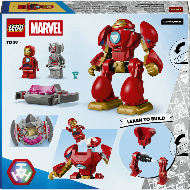 Конструктори LEGO - Конструктор Lego Marvel Альтрон проти Залізної Людини (11209)#3