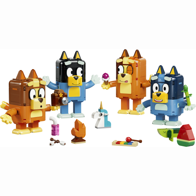 Конструктори LEGO - Конструктор Lego Bluey Сім'я Блуї з кубиків (11217)#2