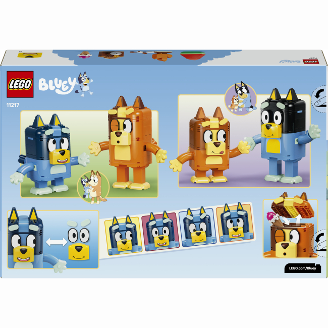 Конструктори LEGO - Конструктор Lego Bluey Сім'я Блуї з кубиків (11217)#3