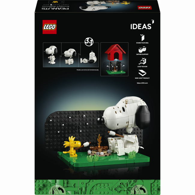 Конструктори LEGO - Конструктор LEGO Ideas «Дрібнота»: будка Снупі (21368)#3