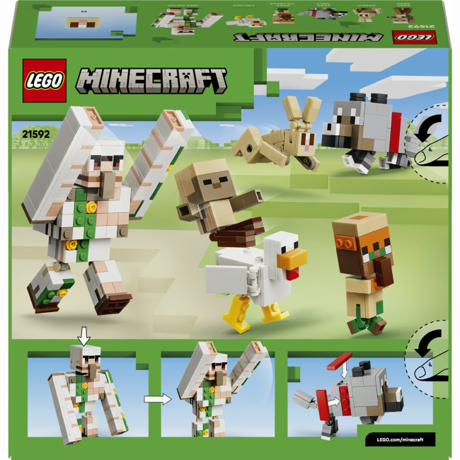Конструкторы LEGO - Конструктор Lego Minecraft Куриный Жокей: атака в пустыне (21592)#3