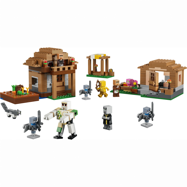 Конструкторы LEGO - Конструктор Lego Minecraft Нападение вызывателя на деревню (21596)#2