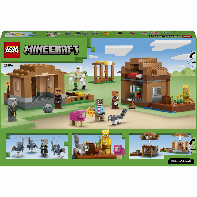 Конструкторы LEGO - Конструктор Lego Minecraft Нападение вызывателя на деревню (21596)#3