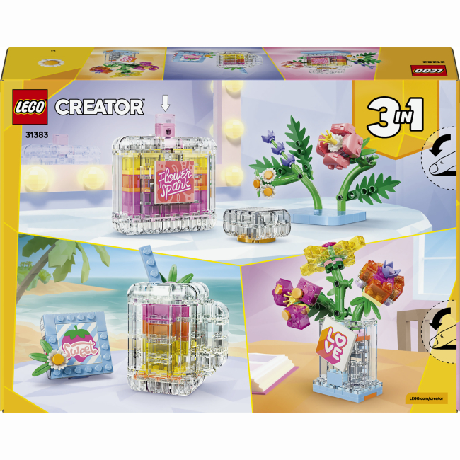Конструктори LEGO - Конструктор LEGO Creator Флакон для парфумів із квітковим декором (31383)#3