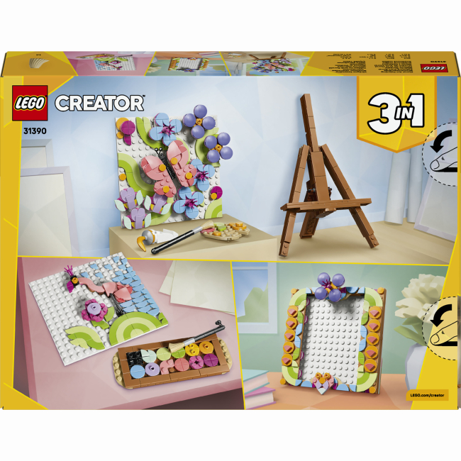 Конструкторы LEGO - Конструктор LEGO Creator Декоративная живопись «Цветочное искусство» (31390)#3