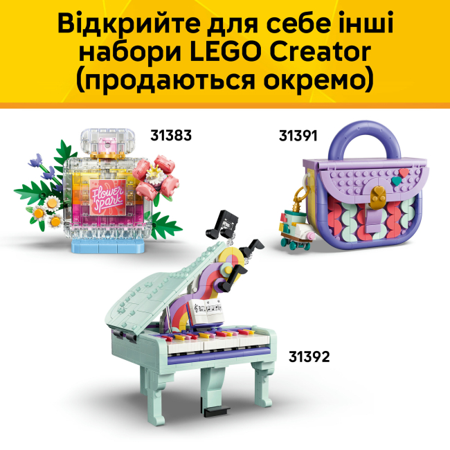 Конструкторы LEGO - Конструктор LEGO Creator Декоративная живопись «Цветочное искусство» (31390)#9