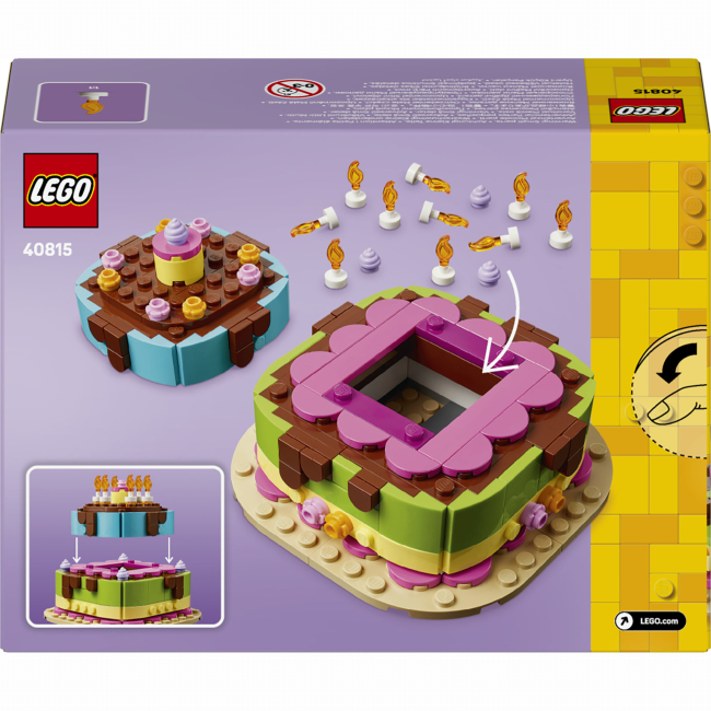 Конструкторы LEGO - Конструктор LEGO Iconic Торт на день рождения (40815)#3