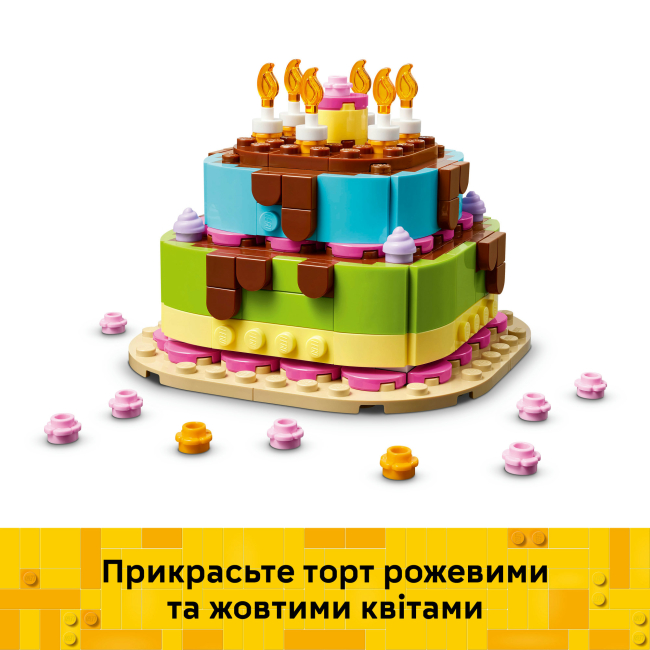 Конструкторы LEGO - Конструктор LEGO Iconic Торт на день рождения (40815)#6