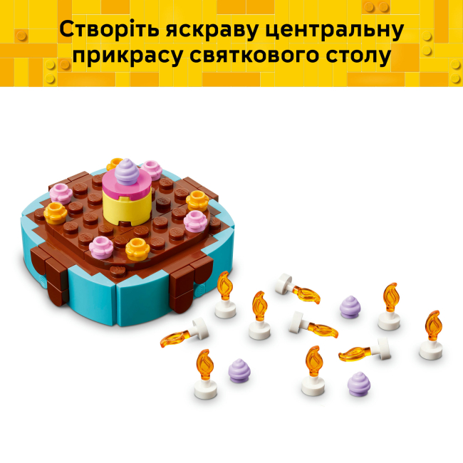 Конструкторы LEGO - Конструктор LEGO Iconic Торт на день рождения (40815)#8