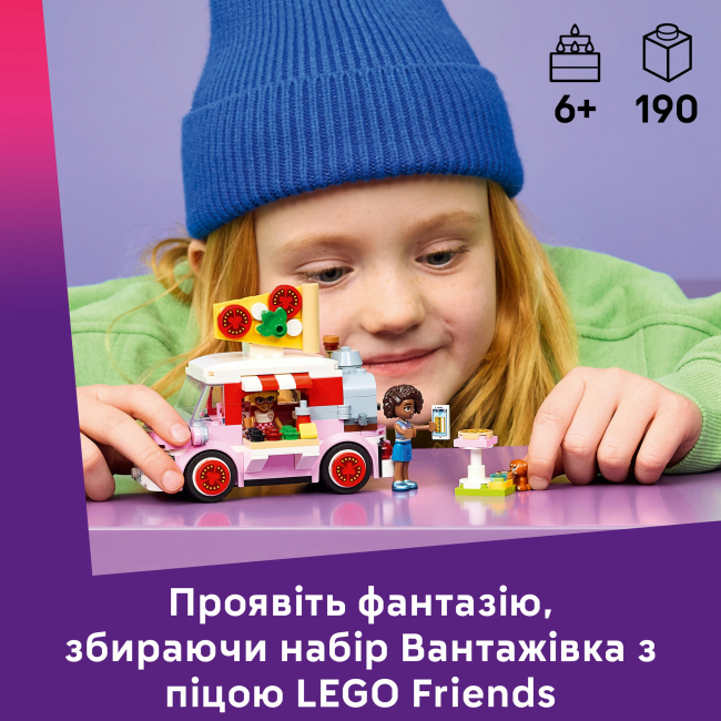 Конструкторы LEGO - Конструктор LEGO Friends Грузовик с пиццей (42694)#4