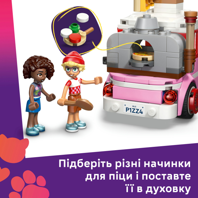 Конструкторы LEGO - Конструктор LEGO Friends Грузовик с пиццей (42694)#5