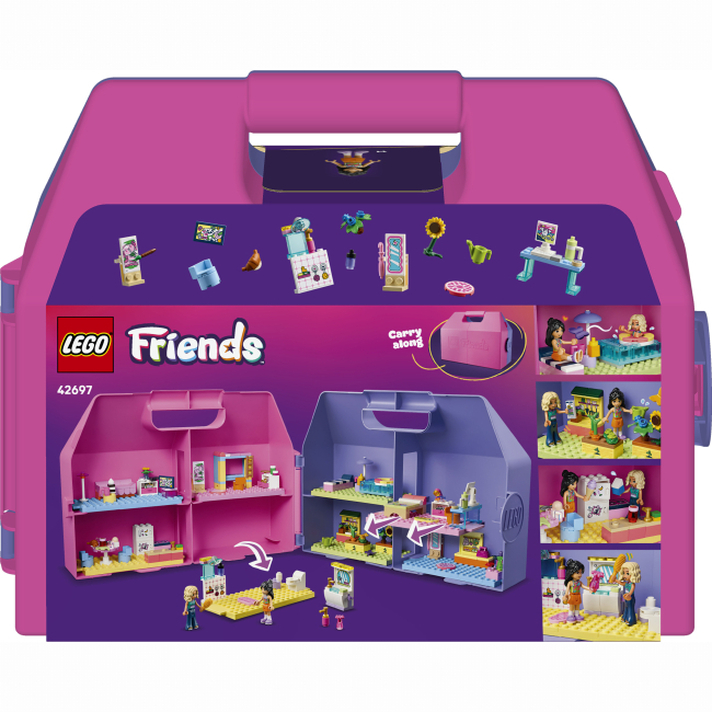 Конструктори LEGO - Конструктор LEGO Friends Ляльковий будиночок-валіза для творчої гри (42697)#3
