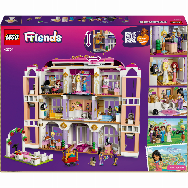 Конструкторы LEGO - Конструктор LEGO Friends Гранд-отель в Хартлейк-Сити (42704)#3