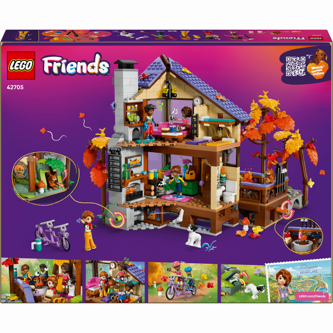 Конструкторы LEGO - Конструктор LEGO Friends Уютный лесной домик для осеннего отдыха (42705)#3