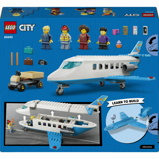 Конструктори LEGO - Конструктор LEGO City Пасажирський літак (60492)#3