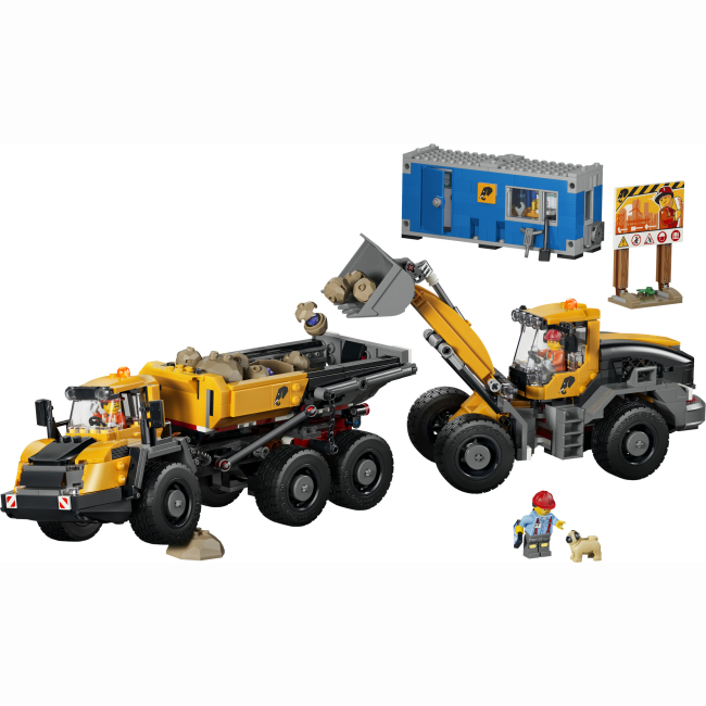 Конструктори LEGO - Конструктор LEGO City Самоскид і фронтальний ковшовий навантажувач (60494)#2