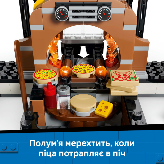 Конструкторы LEGO - Конструктор LEGO City Доставка пиццы с разными транспортными средствами (60496)#6