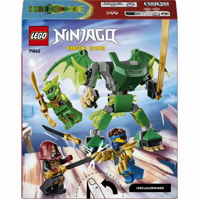 Конструкторы LEGO - Конструктор LEGO NINJAGO Боевой набор работа Дракона Ллойда (71862)#3