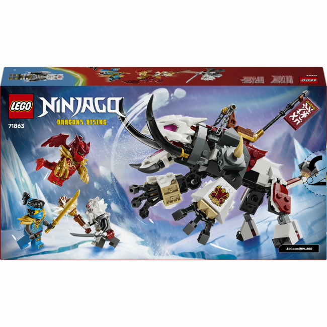 Конструкторы LEGO - Конструктор LEGO NINJAGO Зильвар и дракон Гримтак (71863)#3