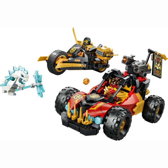 Конструктори LEGO - Конструктор LEGO NINJAGO Комбіновані транспортні засоби Кая та Коула (71864)#2