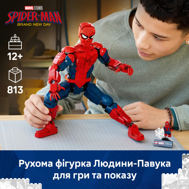 Конструктори LEGO - Конструктор LEGO Marvel Фігурка героя Людини-павука (76346)#4